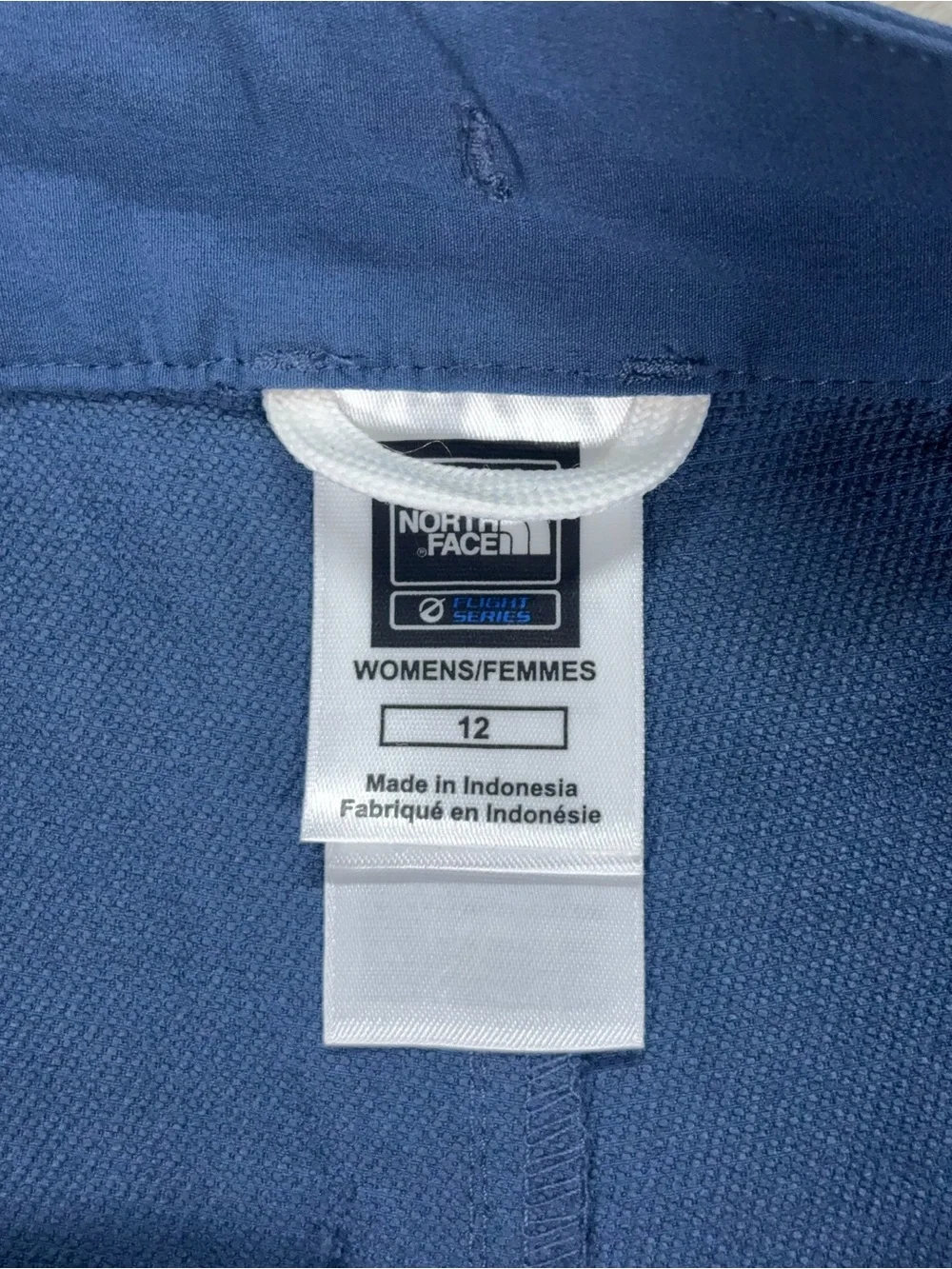 The North Face Blue Flare Pants Women 12 Stretch Zip Pocket Y2K - Picture 6 of 14